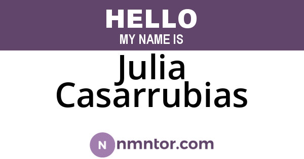 Julia Casarrubias