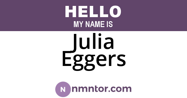 Julia Eggers