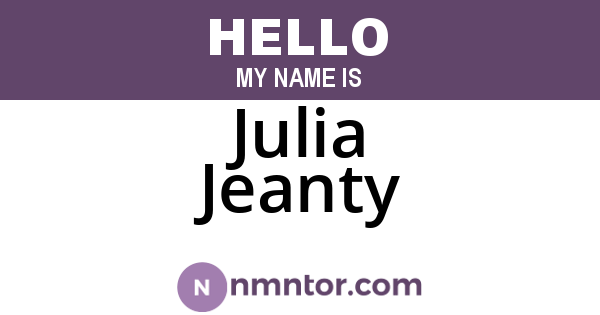 Julia Jeanty