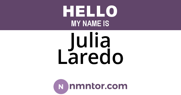 Julia Laredo