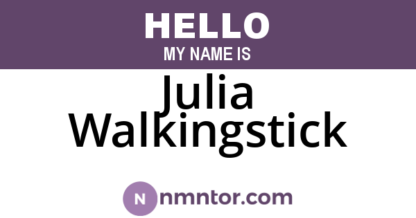 Julia Walkingstick