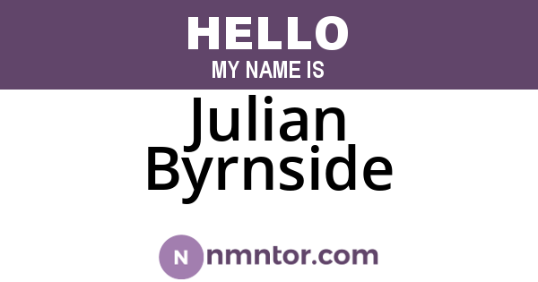 Julian Byrnside