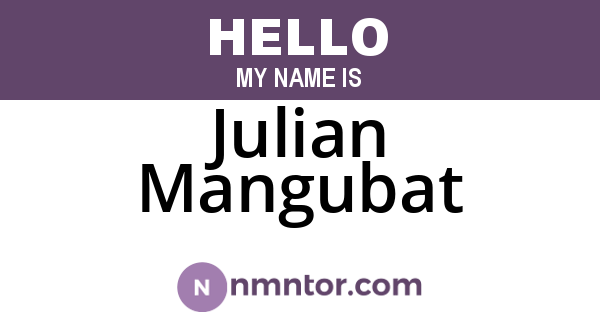 Julian Mangubat