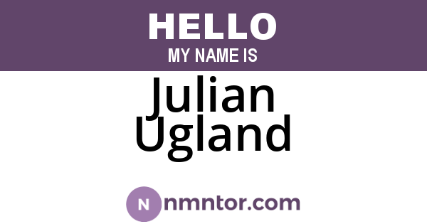Julian Ugland