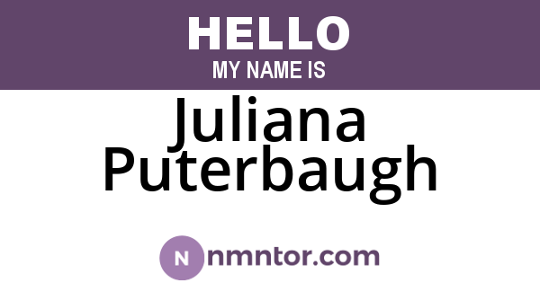 Juliana Puterbaugh