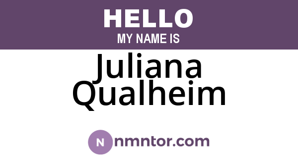 Juliana Qualheim