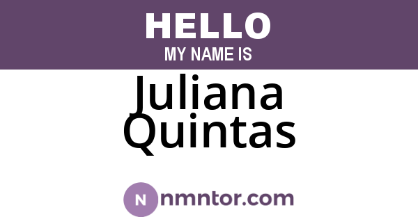 Juliana Quintas