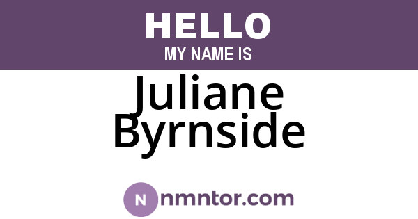 Juliane Byrnside