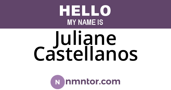 Juliane Castellanos
