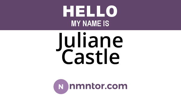 Juliane Castle