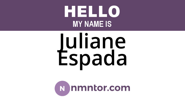 Juliane Espada