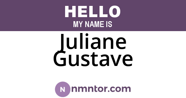 Juliane Gustave