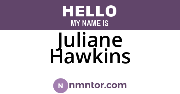 Juliane Hawkins