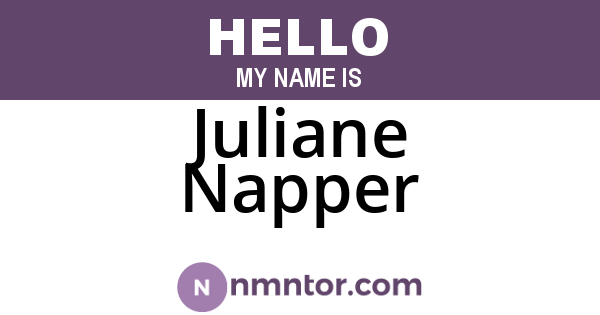 Juliane Napper