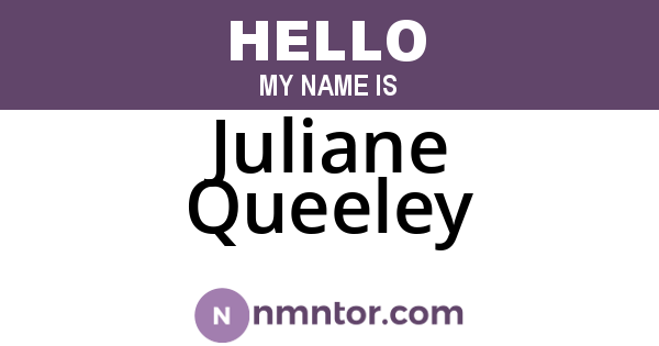Juliane Queeley