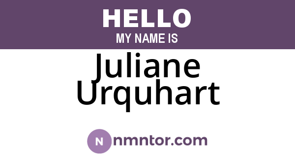 Juliane Urquhart
