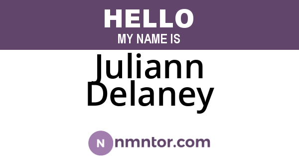 Juliann Delaney