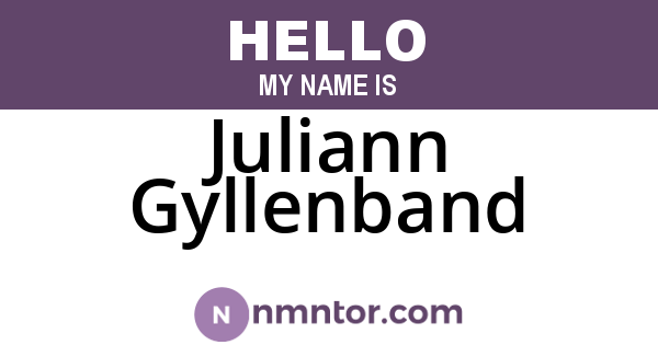 Juliann Gyllenband