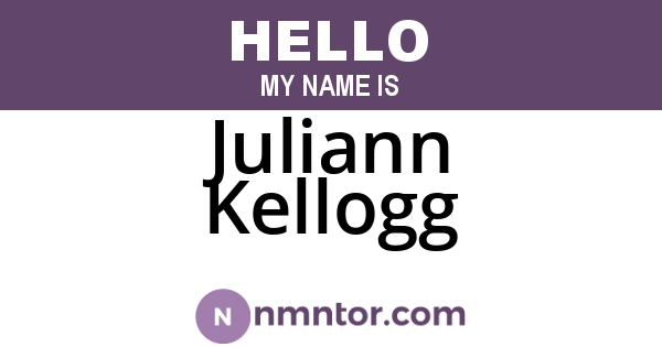 Juliann Kellogg