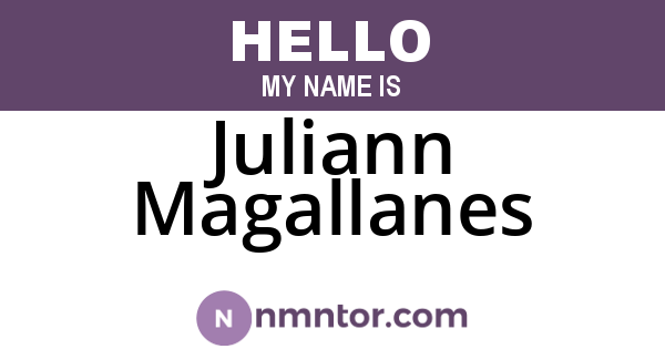 Juliann Magallanes