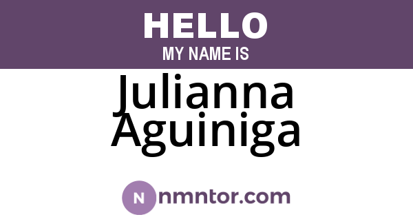 Julianna Aguiniga
