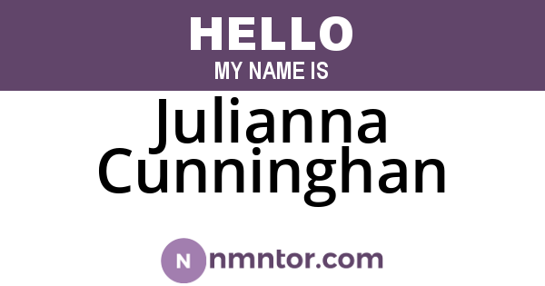 Julianna Cunninghan