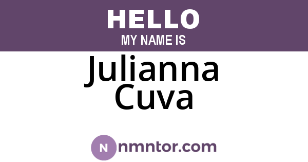 Julianna Cuva