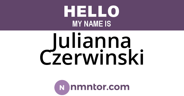 Julianna Czerwinski