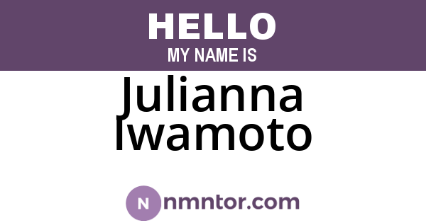 Julianna Iwamoto
