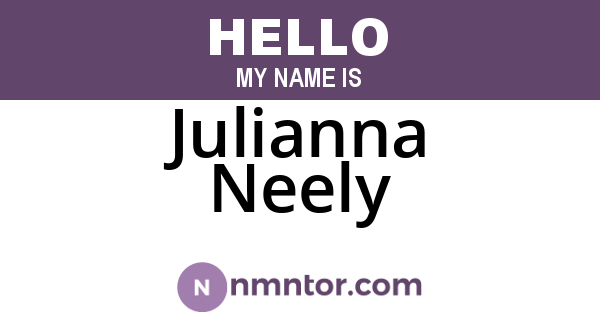 Julianna Neely