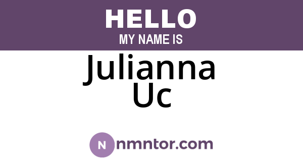 Julianna Uc