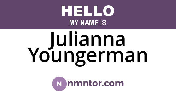 Julianna Youngerman