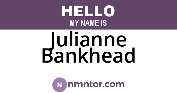 Julianne Bankhead
