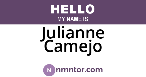 Julianne Camejo
