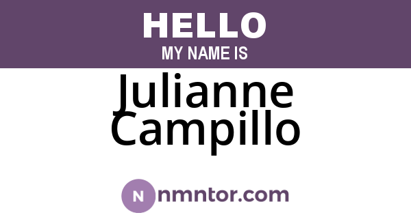 Julianne Campillo