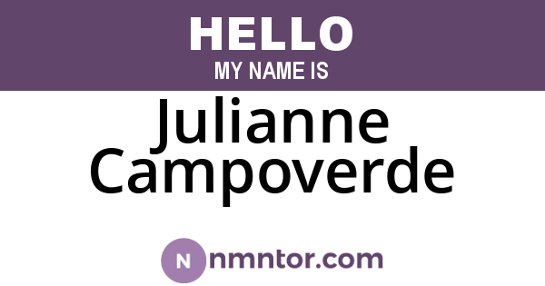 Julianne Campoverde