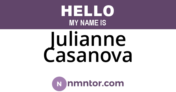Julianne Casanova