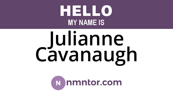 Julianne Cavanaugh