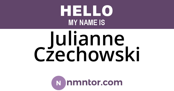 Julianne Czechowski