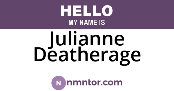 Julianne Deatherage