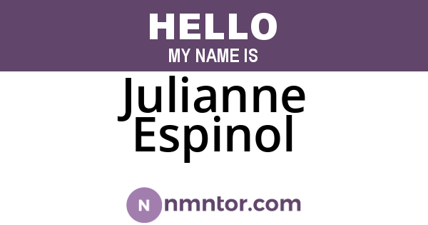 Julianne Espinol