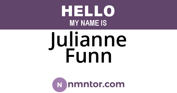 Julianne Funn