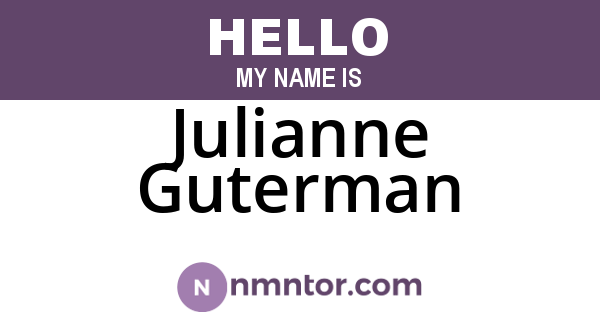 Julianne Guterman