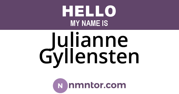 Julianne Gyllensten