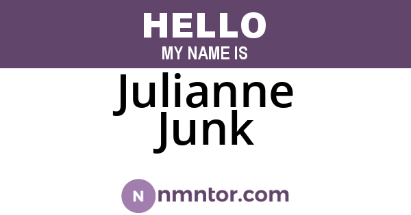 Julianne Junk