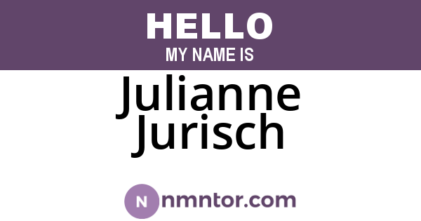 Julianne Jurisch