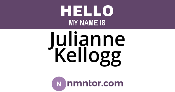 Julianne Kellogg