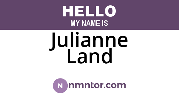 Julianne Land