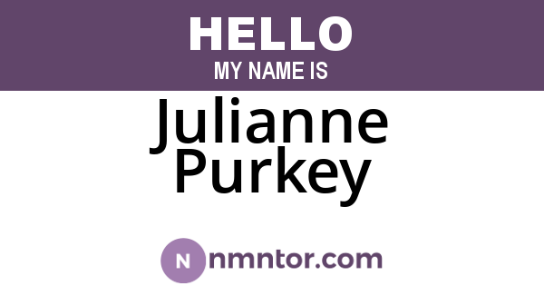 Julianne Purkey