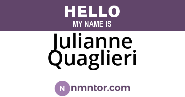 Julianne Quaglieri